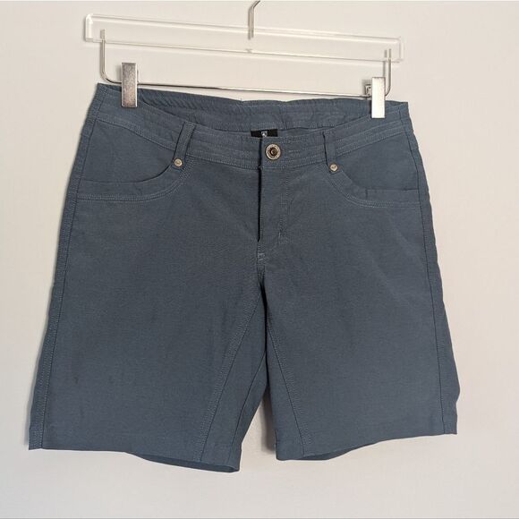 Kuhl Teal Stretch Hiking Shorts Women's 6 - Picture 2 of 9